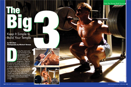 IRONMAN Magazine's Bodybuilding Success Blueprint the Big Three