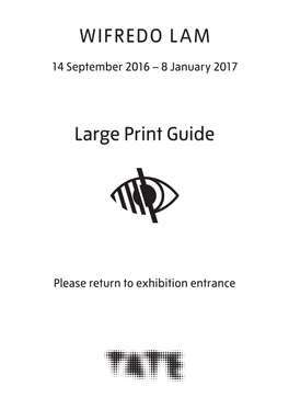 WIFREDO LAM Large Print Guide