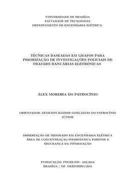 Técnicas Baseadas Em Grafos Para Priorizac¸˜Ao De