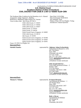 US District Court Southern District of Ohio