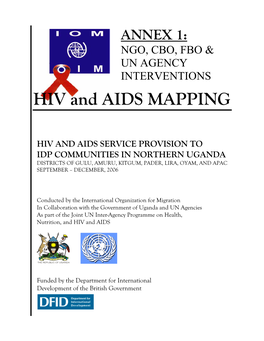 HIV and AIDS MAPPING