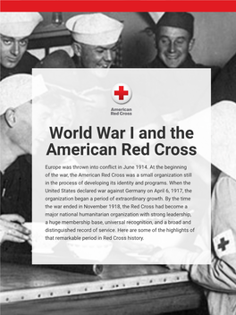 World War I and the American Red Cross