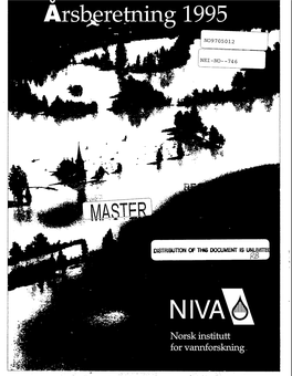 NIVA. Annual Report 1995