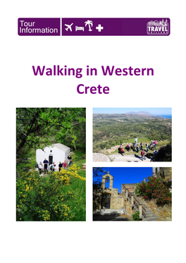 Walking in Western Crete