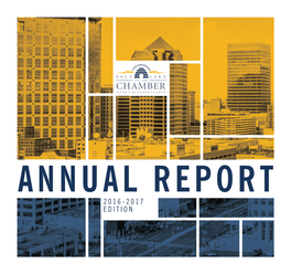 2016-2017 EDITION Dear Salt Lake Chamber Members