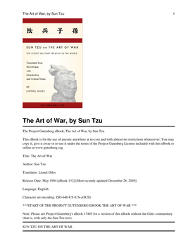 The Art of War Sun