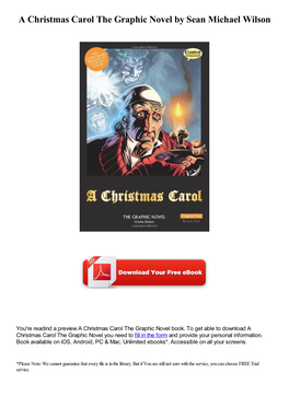 A Christmas Carol the Graphic Novel by Sean Michael Wilson