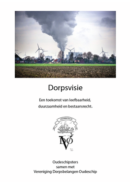 Voorkant Dorpsvisie 2020 Oudeschip