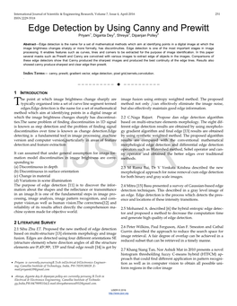 Edge Detection by Using Canny and Prewitt Priyam1, Diganta Dey2, Shreya3, Dipanjan Polley4