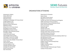 Organisations Attending