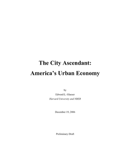 The City Ascendant: America's Urban Economy