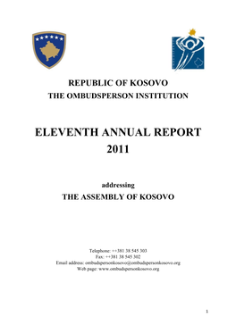 Kosovo the Ombudsperson Institution