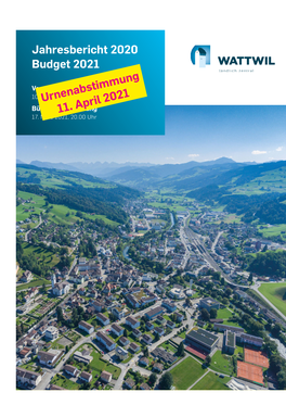 Gemeinde Wattwil Jahresbericht 2020 GESAMT 18-02 0900