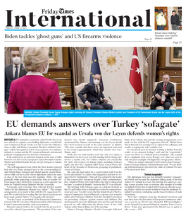 EU Demands Answers Over Turkey 'Sofagate'