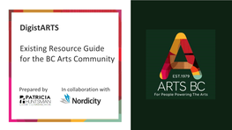 Arts BC Resource Guide