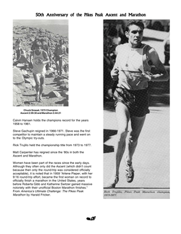 50Th Anniversary of the Pikes Peak Ascent and Marathon