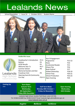 Lealands News
