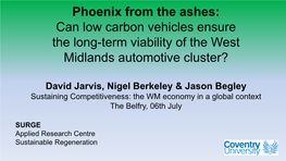 Evaluation of the West Midlands Regional Task Force