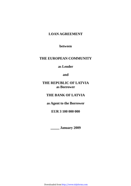 Loan Agreement