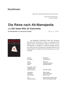 Die Reise Nach Alt-Mamajestie