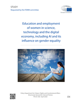 Education and Employment of Women in Science, Technology and the Digital Economy, Including AI and Its Influence on Gender Equality