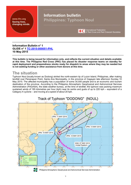 The Situation Information Bulletin Philippines: Typhoon Noul
