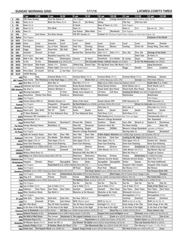 Sunday Morning Grid 1/11/15 Latimes.Com/Tv Times