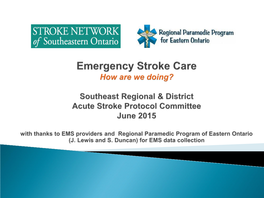 KGH Regional Stroke Program