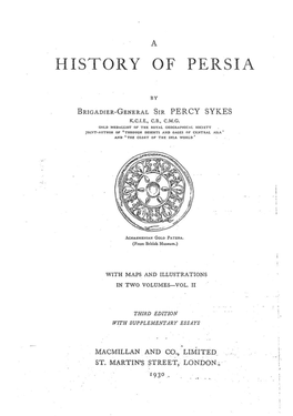 History of Persia