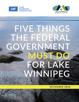 FIVE THINGS the Federal Government Must Do for Lake Winnipeg