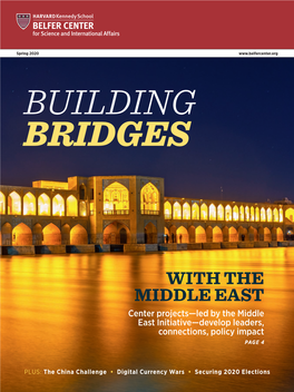 Belfer Center Spring 2020 Newsletter (PDF)