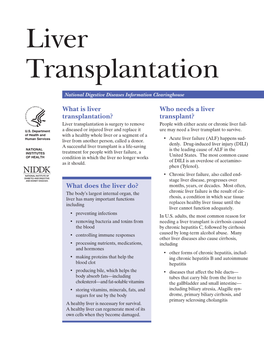 Liver Transplantation