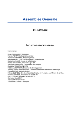 PV AG FFSG 2018 06 23 Marne La Vallée