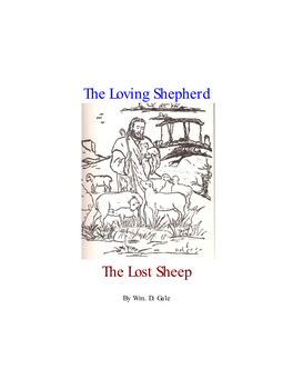 The Loving Shepherd the Lost Sheep