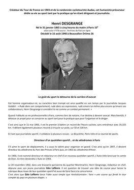 Henri DESGRANGE