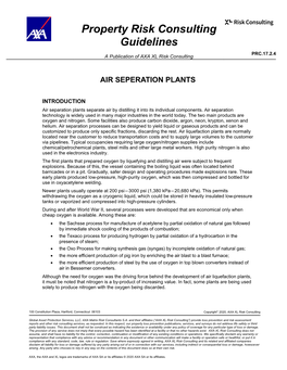 Air Separation Plants Separate Air by Distilling It Into Its Individual Components