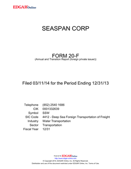 Seaspan Corporation