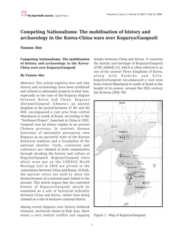 The Mobilisation of History and Archaeology in the Korea-China Wars Over Koguryo/Gaogouli
