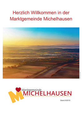 Herzlich Willkommen in Der Marktgemeinde Michelhausen