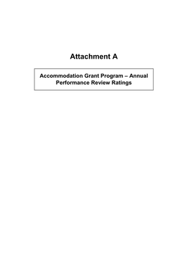 Attachment A