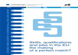 Skills, Qualifications and Jobs in the EU: the Making of a Perfect Match?