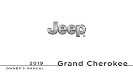 2019 Jeep Grand Cherokee Owner's Manual