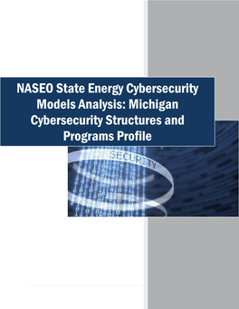 Michigan Cybersecurity Structures and Programs Profile