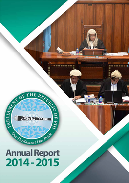 Department of Legislature’S 2014-2015 Annual Report