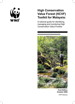High Conservation Value Forest (HCVF) Toolkit for Malaysia