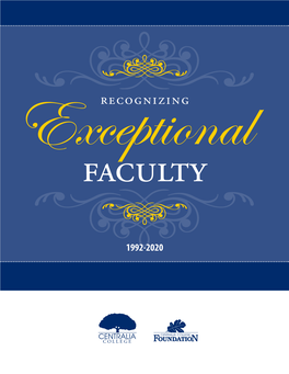 Recognizing Faculty