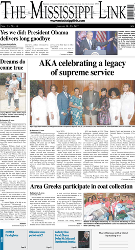 AKA Celebrating a Legacy of Supreme Service