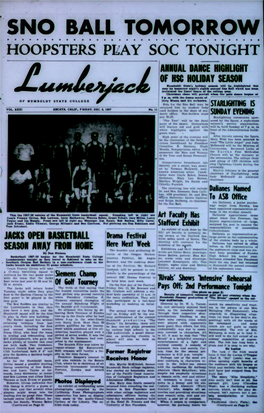 The Lumberjack, December 6, 1957