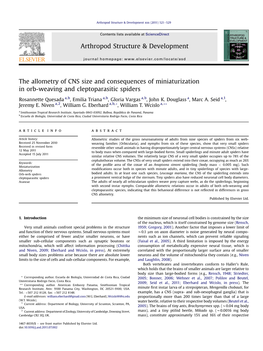 Arthropod Structure & Development