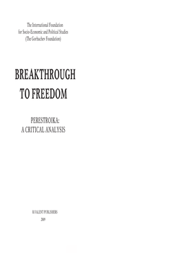 Breakthrough to Freedom